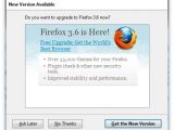 Firefox 3.6 automatic updates