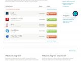 Mozilla's new plugin update check page