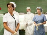 Marcia Gay Harden as head nurse at the Parkland General Hospital in Dallas