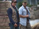 Jason Statham and Sylvester Stallone in official “The Expendables” photo