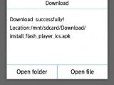 Flash Player downloaded from Adobe
