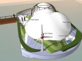 A  picture of the Waterpod design, soon to be completed