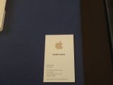 Sam Sung auctiones his Apple Business Card