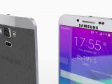 Samsung Galaxy S6 concept highlighing metal accents