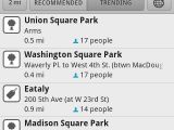 Foursquare for Android (screenshot)