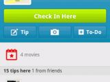 Foursquare for Android (screenshot)