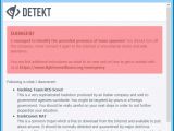 Detekt only identifies malware, it does not remove it