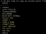 Wifiphisher scans for the targeted access point