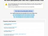 CryptoFortress ransom message