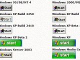 Windows Start menu Buttons