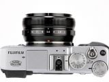 Fujifilm X-E1 Top View Silver