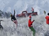 Enjoy snowball fights