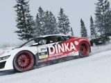 Race in the snow