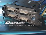 Galaxy GTX 550 Ti Display4 graphics card with quad-display support - Video outputs
