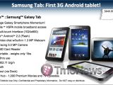 Samsung Galaxy Tab en route to T-Mobile