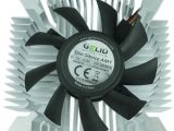 Gelid Slim Silence AM1 CPU cooler, top view