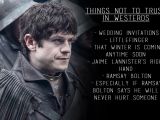 Another lesson learned from “Game of Thrones”
