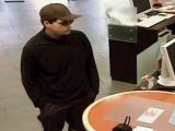 German bank robber caught on security camera