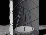 Lunar liquid mirror telescope (concept art)