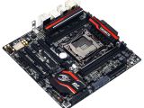 Gigabyte X99M-Gaming 5 motherboard, high view