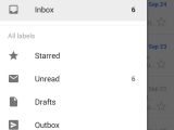 Outlook email account folders in Gmail 5.0