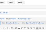 SkyDrive is now connected to Gmail