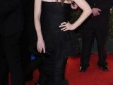 Julianne Moore on the red carpet at the Golden Globes 2012