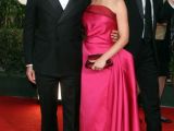 Natalie Portman makes stunning return to the red carpet at the Golden Globes 2012