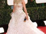 Julianne Hough on the red carpet at the Golden Globes 2013