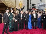 Benedict Cumberbatch photobombs U2 at the Oscars 2014