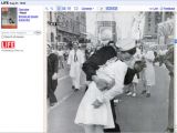 Alfred Eisenstadt's famous photo of the sailor kissing the nurse in Times Square on VJ Day in 1945