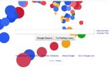 Google bubble logo in motion