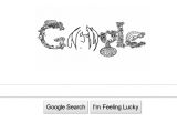 The final frame of the John Lennon animation video on the Google homepage