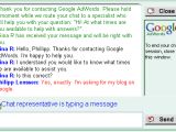Chat instance with Google