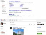 The new Google search results page versus the Google+ homepage