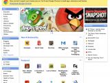 The old Google Chrome Web Store homepage
