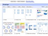 The thumbnail view in Google Docs