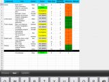 Google Docs spreadsheet on iPad