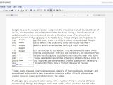 The new spell-checker in the Google Docs document editor