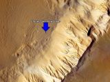 Olympus Mons' Aureole on Mars in Google Earth