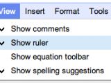 The ruler can be permanently disabled in Google Docs now