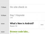 Google I/O 2012 conference app