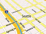The Google Maps Navigation interface