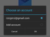 Choose Gmail account to Inbox
