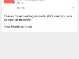 Gmail Team automated response