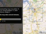 Download map data in Google Maps for Android