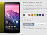 New Nexus 5 color versions spotted