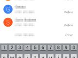 Messenger app Dialpad Recent calls