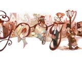 The Charles Dickens Google doodle