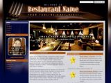 The restaurant template in Google Sites